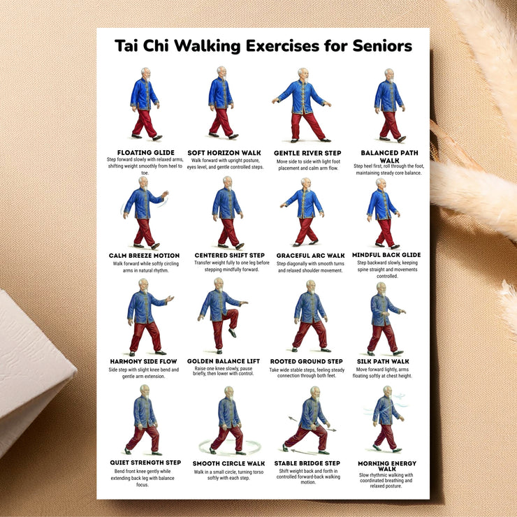 Tai Chi Walking Exercises for Seniors – Balance & Stability Routine PDF ...