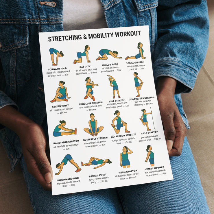 Stretching & Mobility Workout – Full Body Routine PDF – VitaFlow Studio