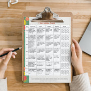 2000 Calorie Meal Plan 7 Day Printable PDF – VitaFlow Studio