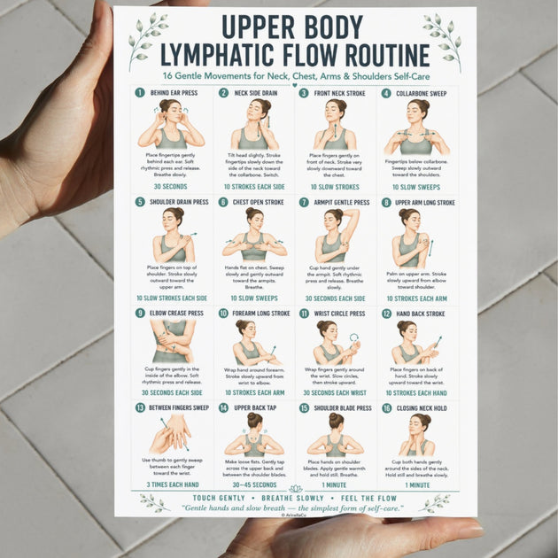 Lymphatic System Routine Pdf Upper Body Lymphatic Flow Routine Printable PDF – VitaFlow Studio