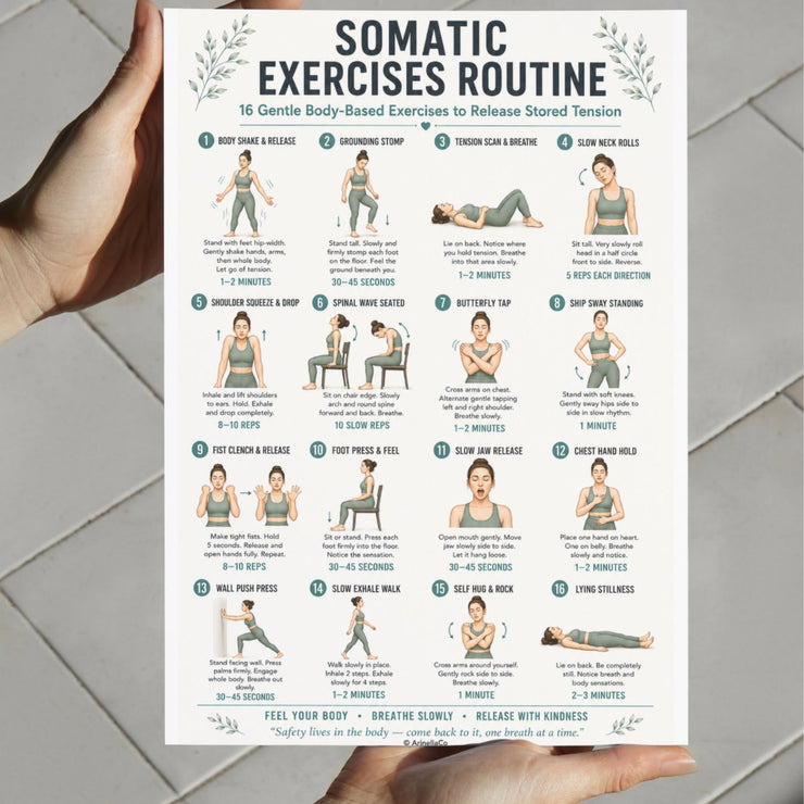 Somatic Exercises Routine Printable PDF – VitaFlow Studio