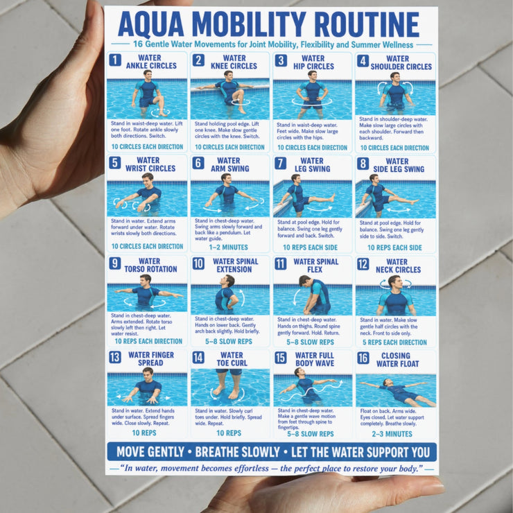 Mobility Routine Chart.pdf Aqua Mobility Routine Printable PDF – VitaFlow Studio