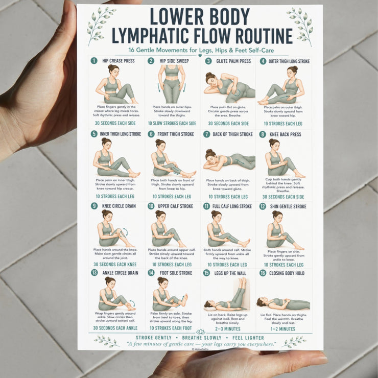 Lower Body Lymphatic Flow Routine Printable PDF – VitaFlow Studio