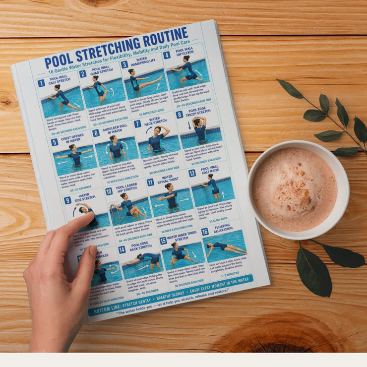Pool Stretching Routine Printable PDF – VitaFlow Studio