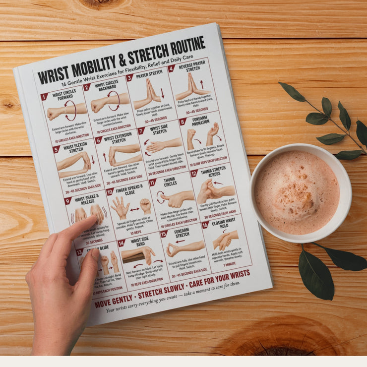 Wrist Mobility & Stretch Routine Printable PDF – VitaFlow Studio