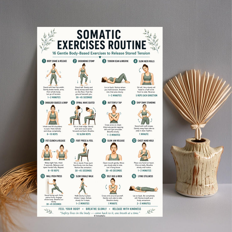 Somatic Exercises Routine Printable PDF – VitaFlow Studio