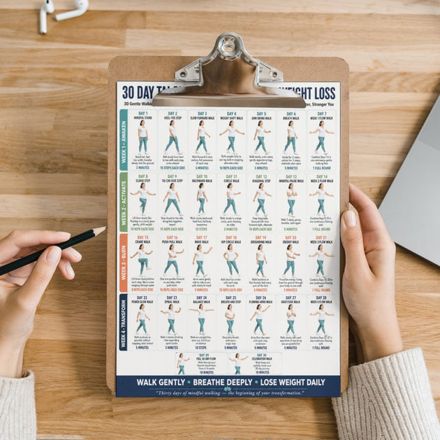 Data Walk Planning.pdf 30 Day Tai Chi Walking Plan for Weight Loss | Printable PDF – VitaFlow ...