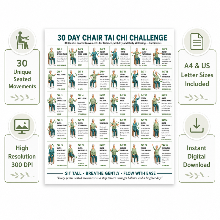30 Day Walking Challenge — Progressive Printable Chart – VitaFlow Studio